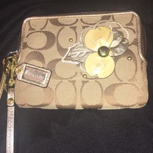 Coach Wristlet Canvas Credit Cards NWOTS